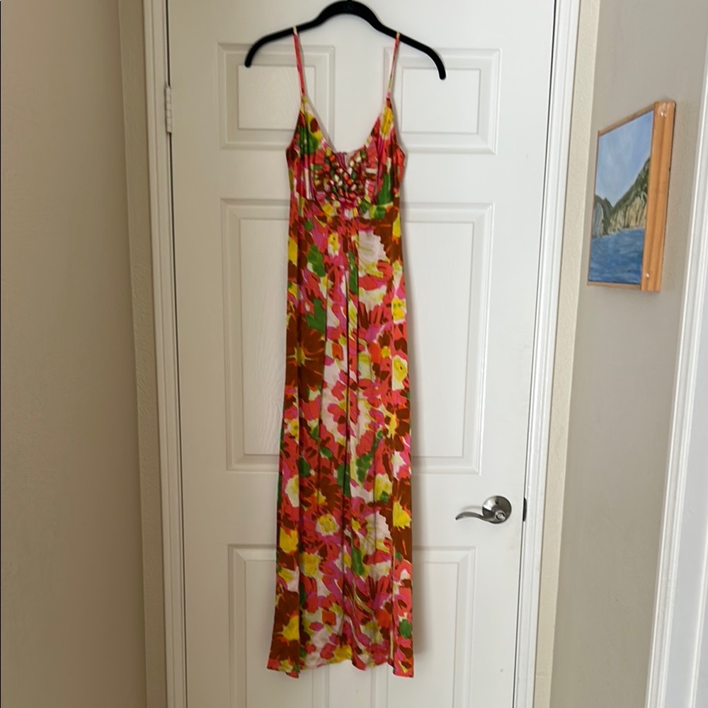 Beth Bowley Vibrant Floral Maxi Dress